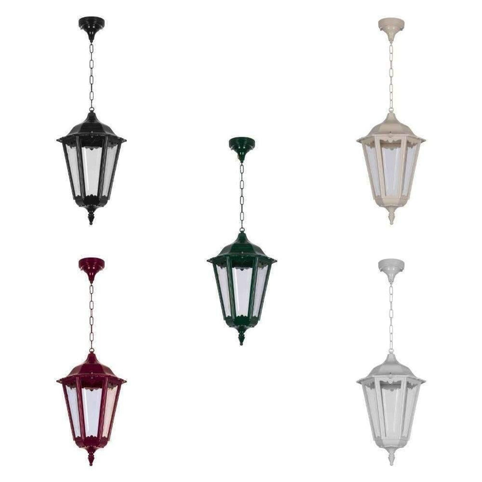GT-165 Chester Large Pendant Light - Powder Coated Finish / B22 - White