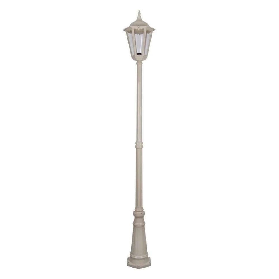 GT-168 Chester Large Single Head Tall Post Light - Powder Coated Finish / B22 - Beige