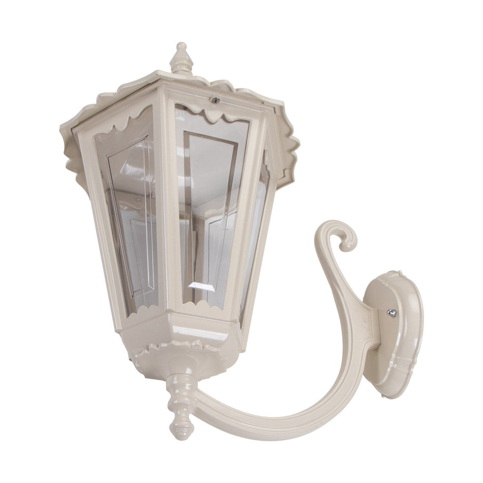 GT-171 Chester Large - Curved Arm Large Upward Wall Light - Beige