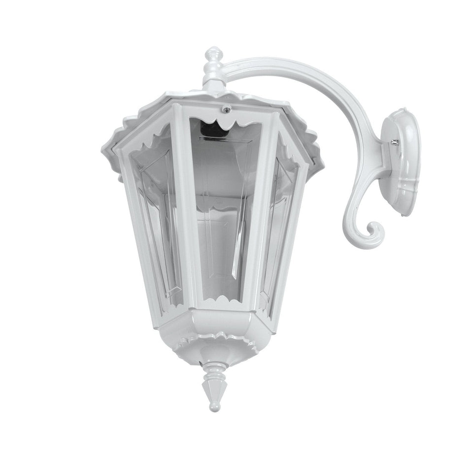 GT-172 Chester Large - Curved Arm Large Downward Wall Light - White