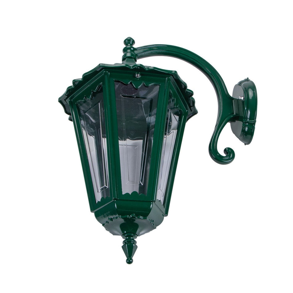 GT-172 Chester Large - Curved Arm Large Downward Wall Light - Green