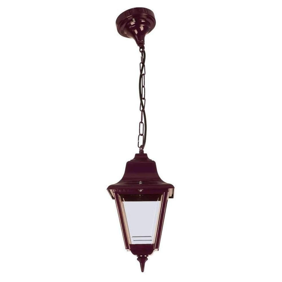 GT-230 Paris Pendant Light - Powder Coated Finish / B22 - Burgundy