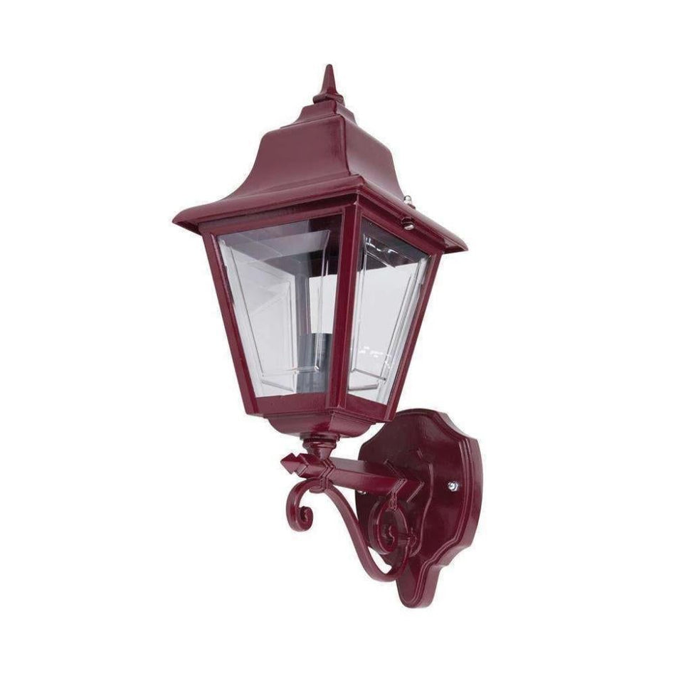 GT-231 Paris Upward Wall Light - Powder Coded Finish / B22 - Burgundy