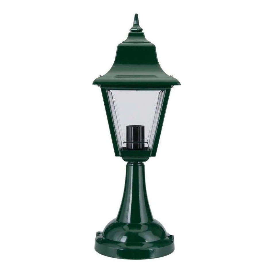 GT-233 Paris Pillar Mount Light - Powder Coated Finish / B22 - Green