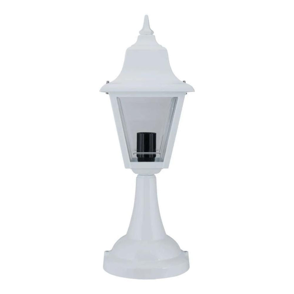 GT-233 Paris Pillar Mount Light - Powder Coated Finish / B22 - White