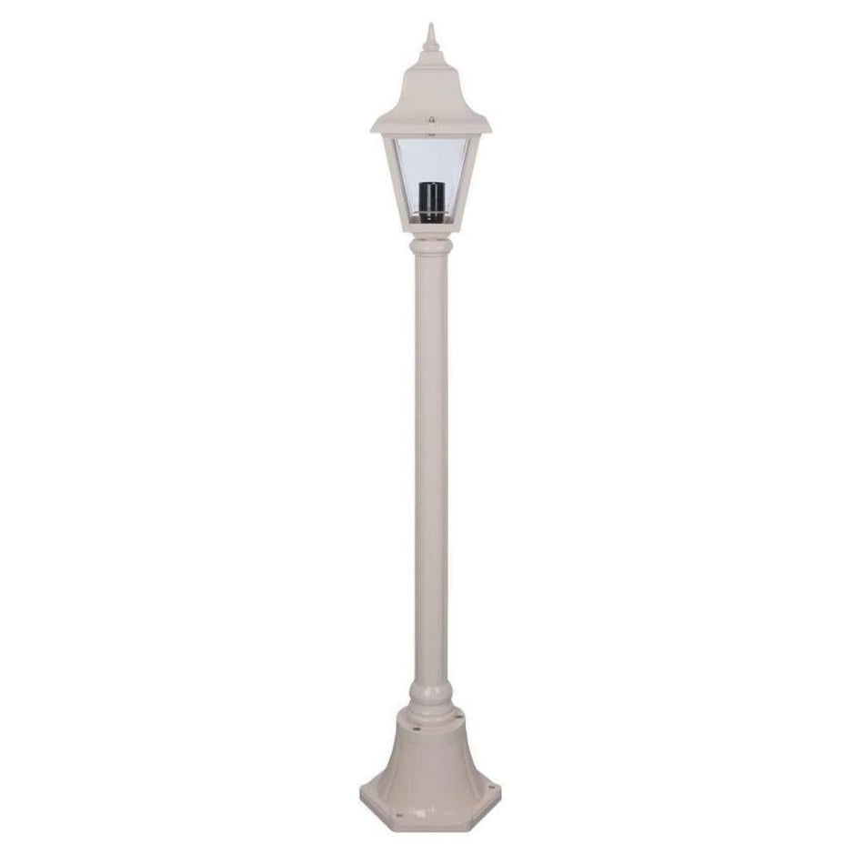GT-234 Paris Single Head Short Post Light - Powder Coated Finish / B22 - Beige