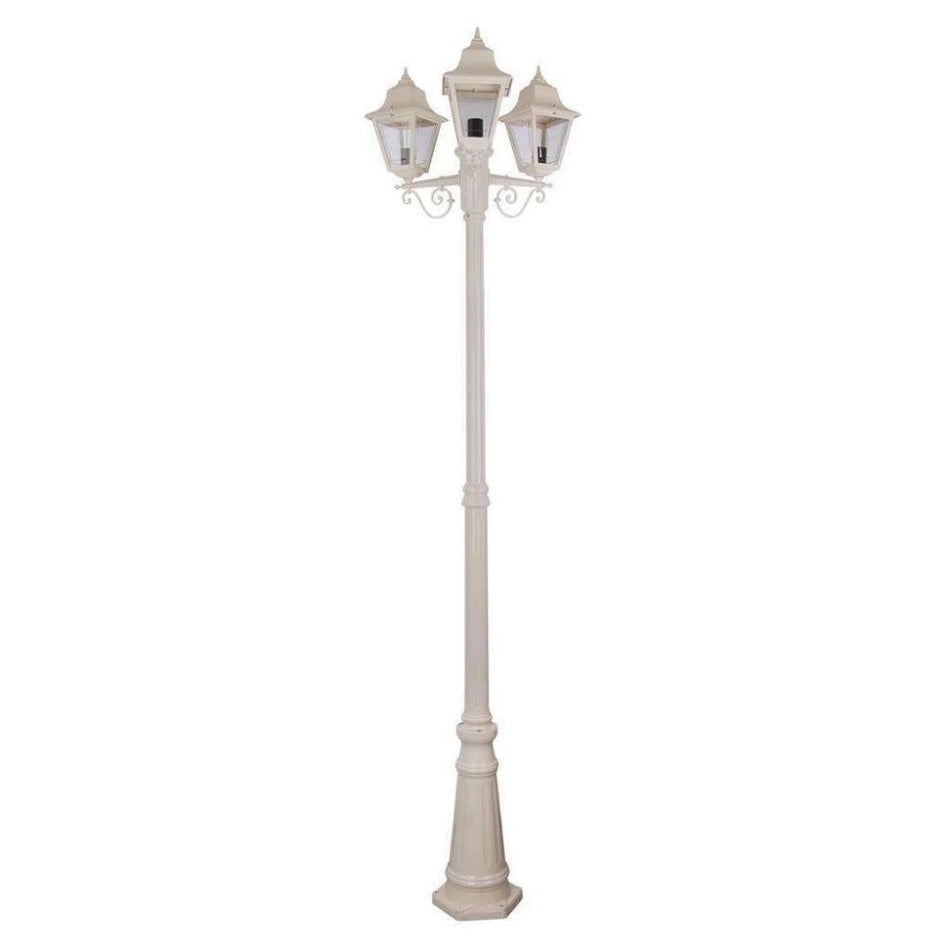 GT-242 Paris Triple Head Tall Post - Powder Coated Finish / B22 - Beige