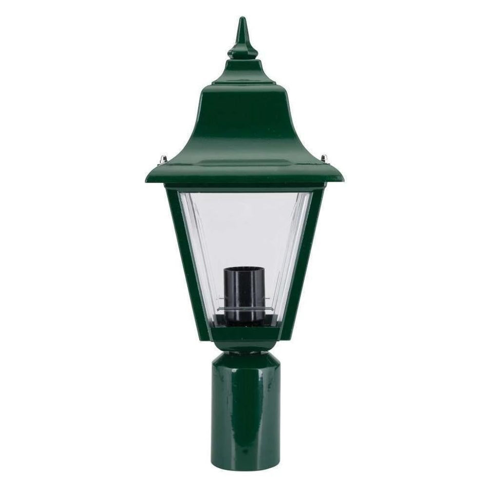GT-249 Paris Post Top Light - Powder Coated Finish / B22 - Green