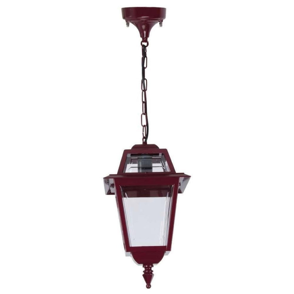 GT-270 Avignon Pendant Light - Powder Coated Finish / B22 - Burgundy