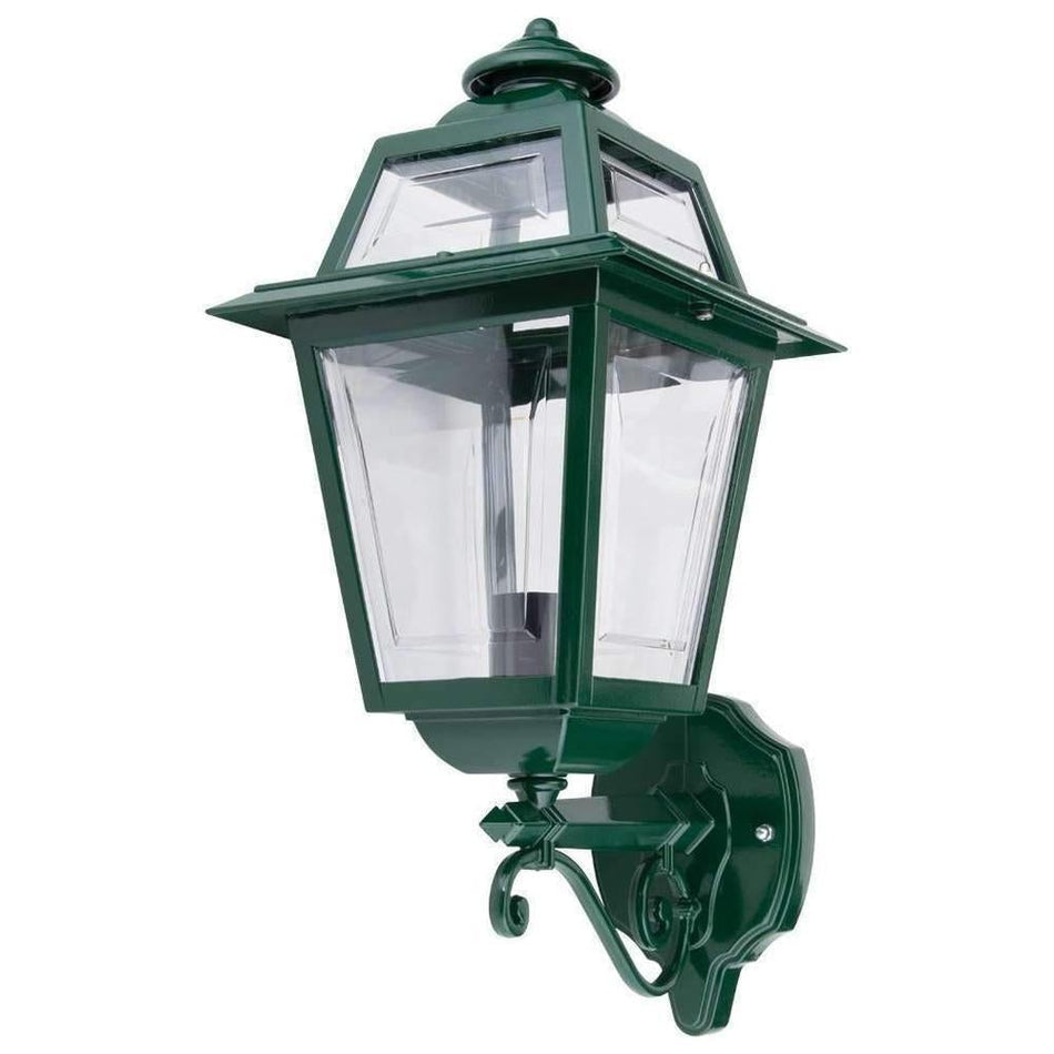 GT-271 Avignon Upward Wall Light - Powder Coated Finish / B22 - Green