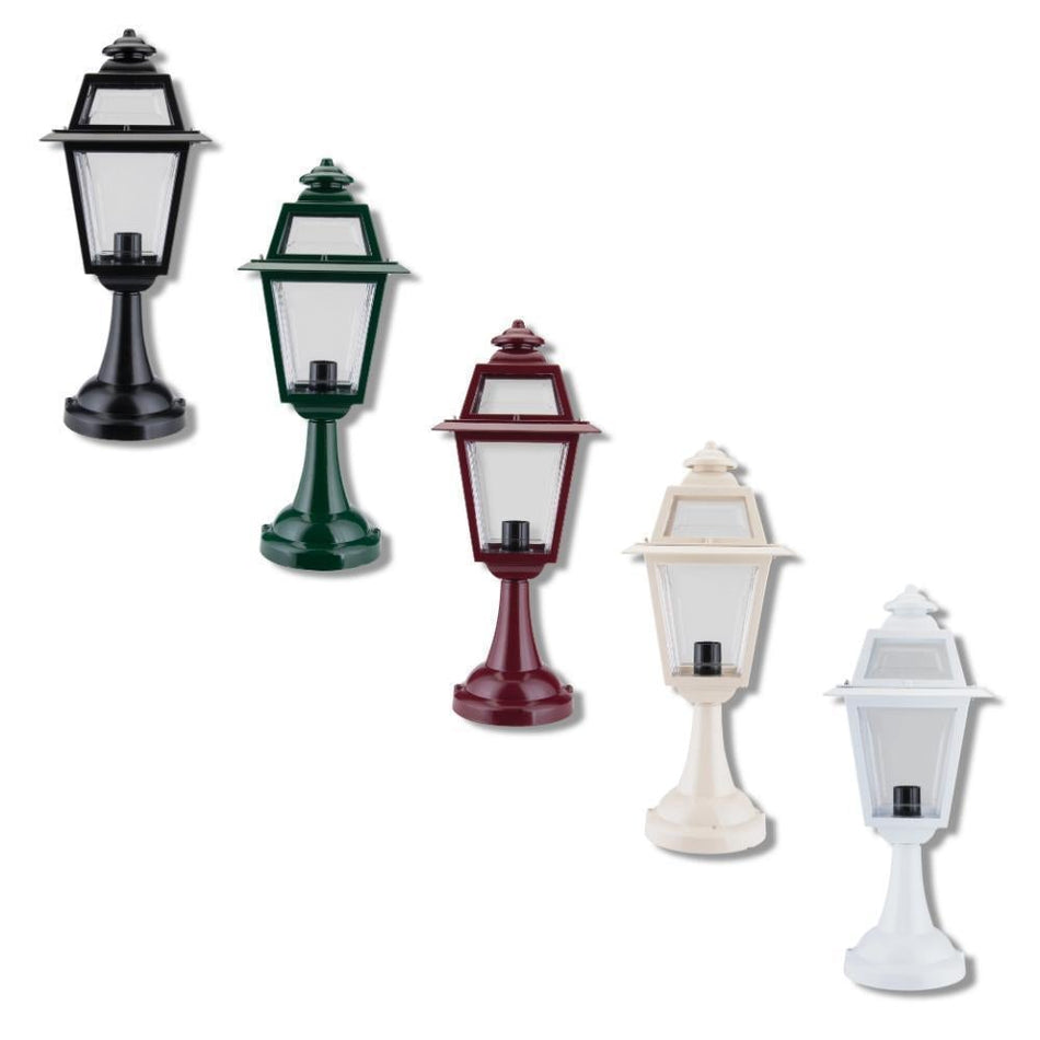 GT-273 Avignon Pillar Mount Light - Powder Coated Finish / B22 - White