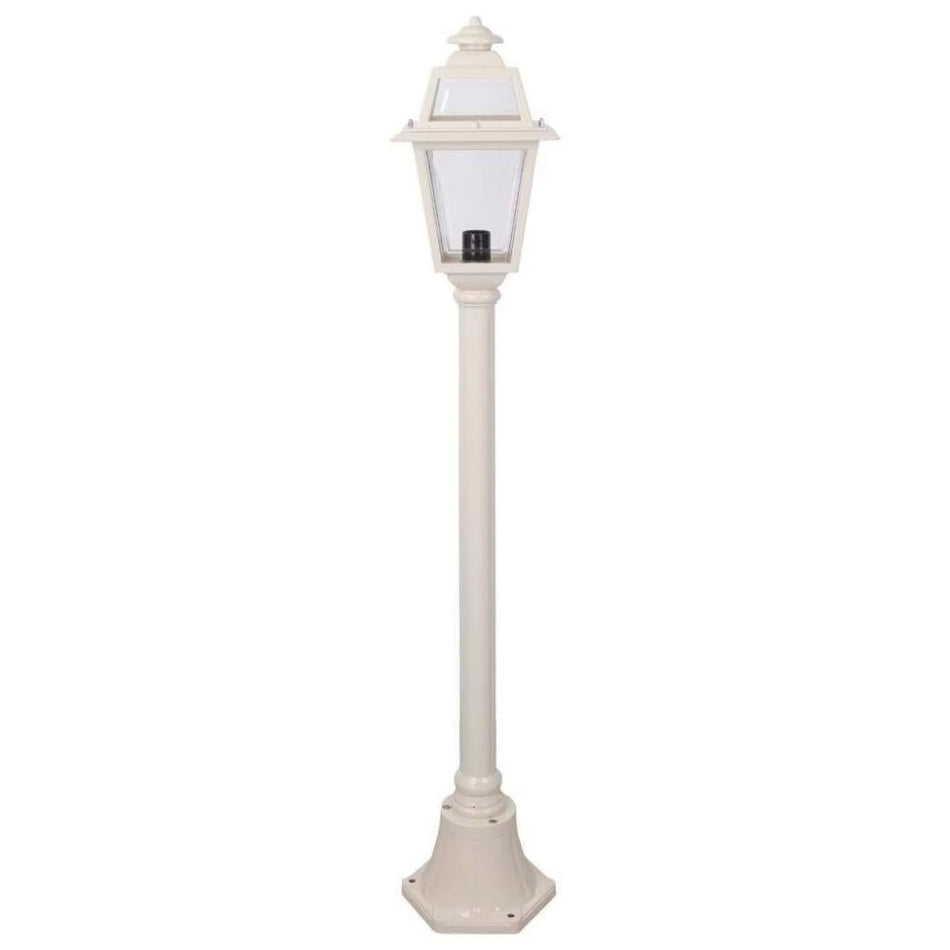 GT-274 Avignon Single Head Short Post Light - Powder Coated Finish / B22 - Beige