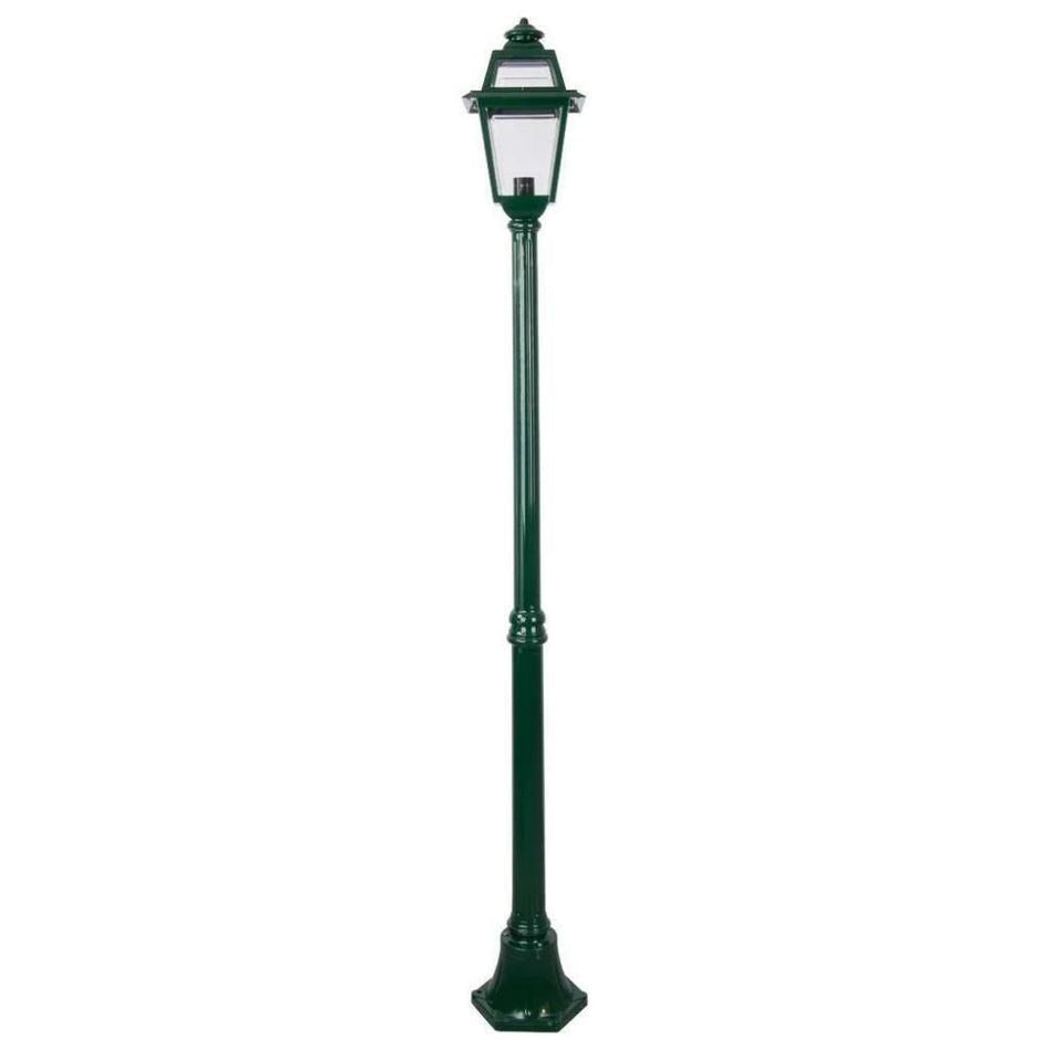 GT-276 Avignon Single Head Medium Post Light - Powder Coated Finish / B22 - Green