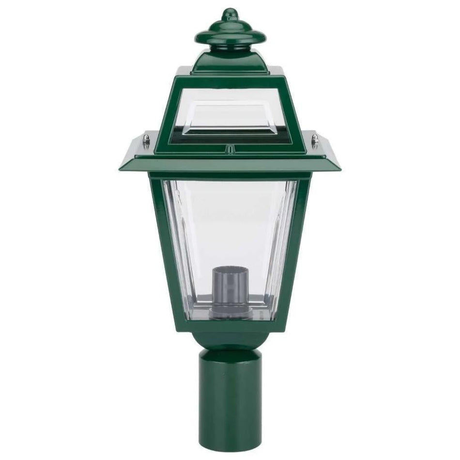 GT-289 Avignon Post Top Light - Powder Coated Finish / B22 - Green
