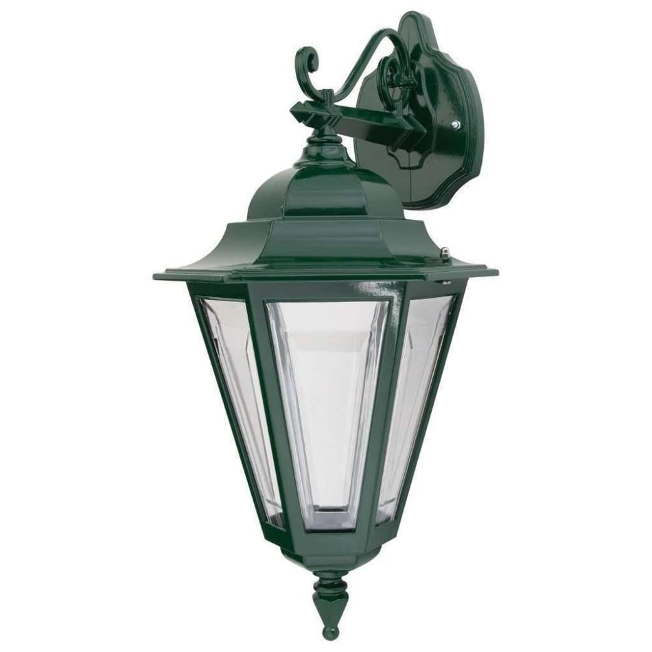 GT-422 Turin Downward Wall Light - Powder Coated Finish / B22 - Green