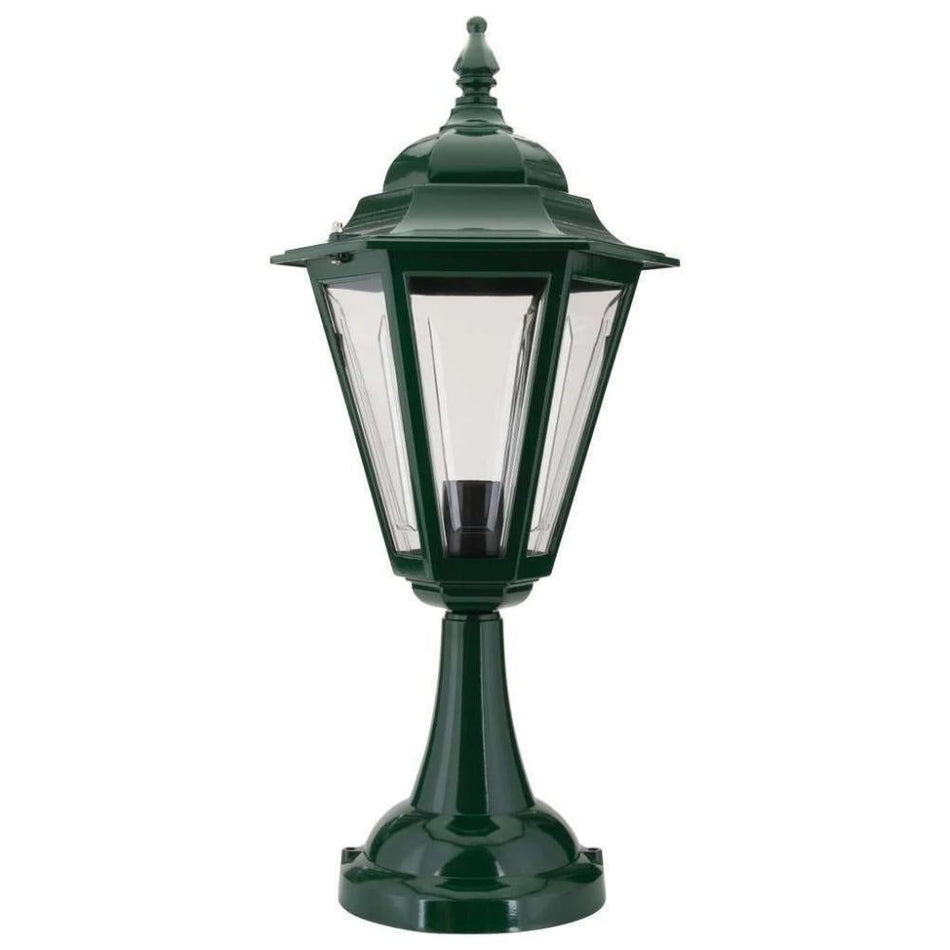 GT-423 Turin Pillar Mount - Powder Coated Finish / B22 - Green