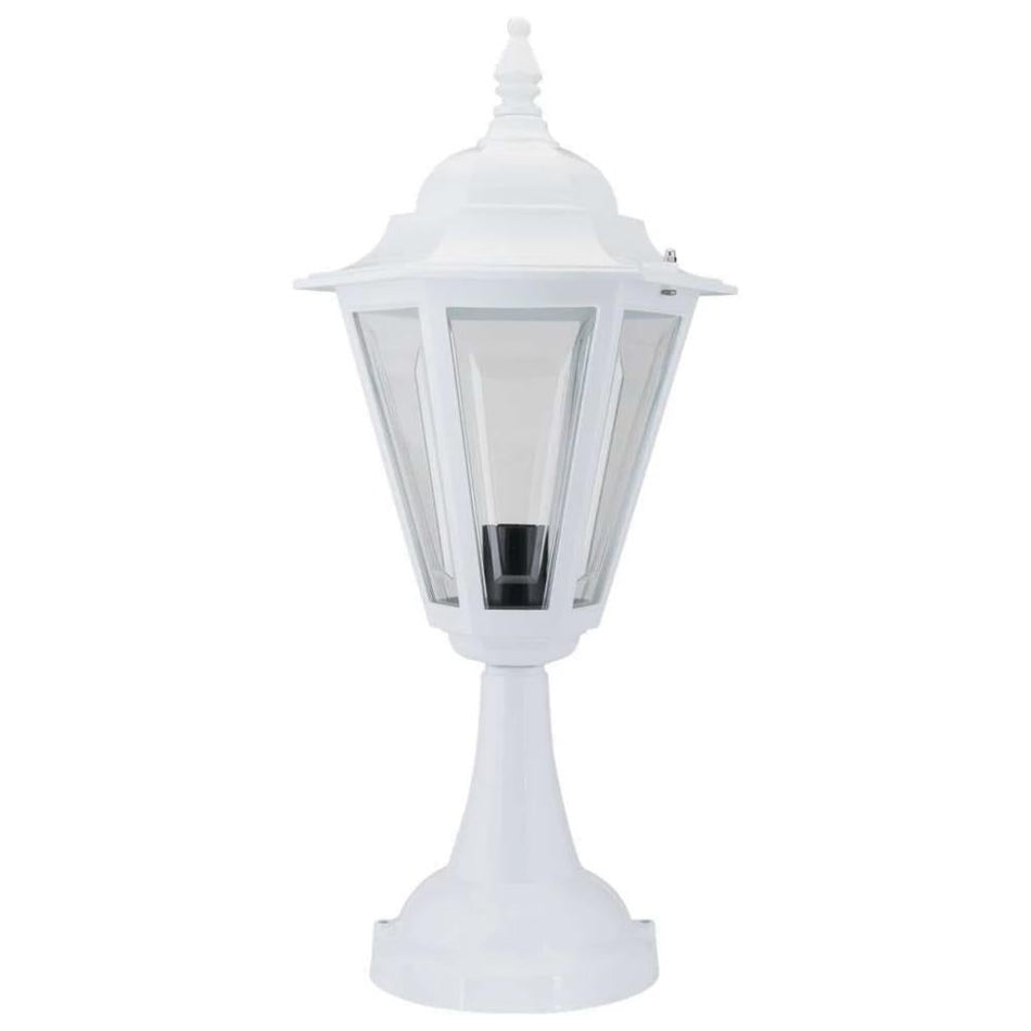 GT-423 Turin Pillar Mount - Powder Coated Finish / B22 - White