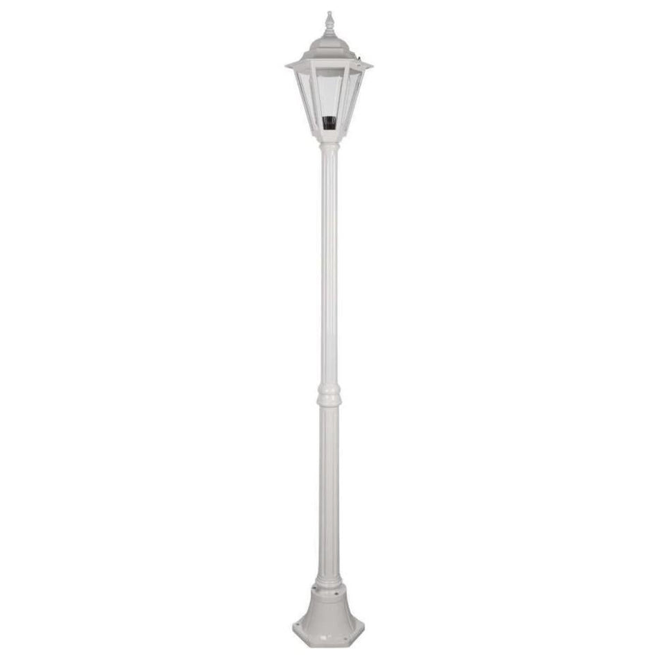 GT-426 Turin Single Head Medium Post Light -Powder Coated Finish / B22 - White