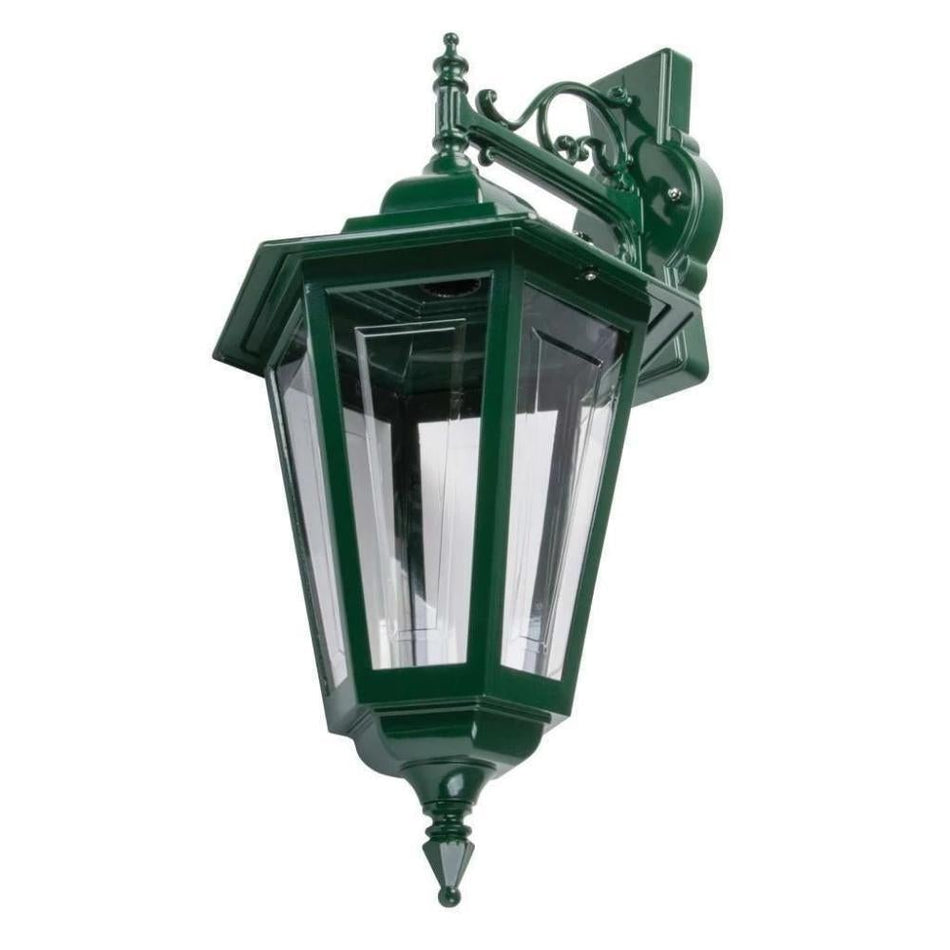 GT-482 Turin Large Downward Wall Light - Powder Coated Finish / B22 - Green