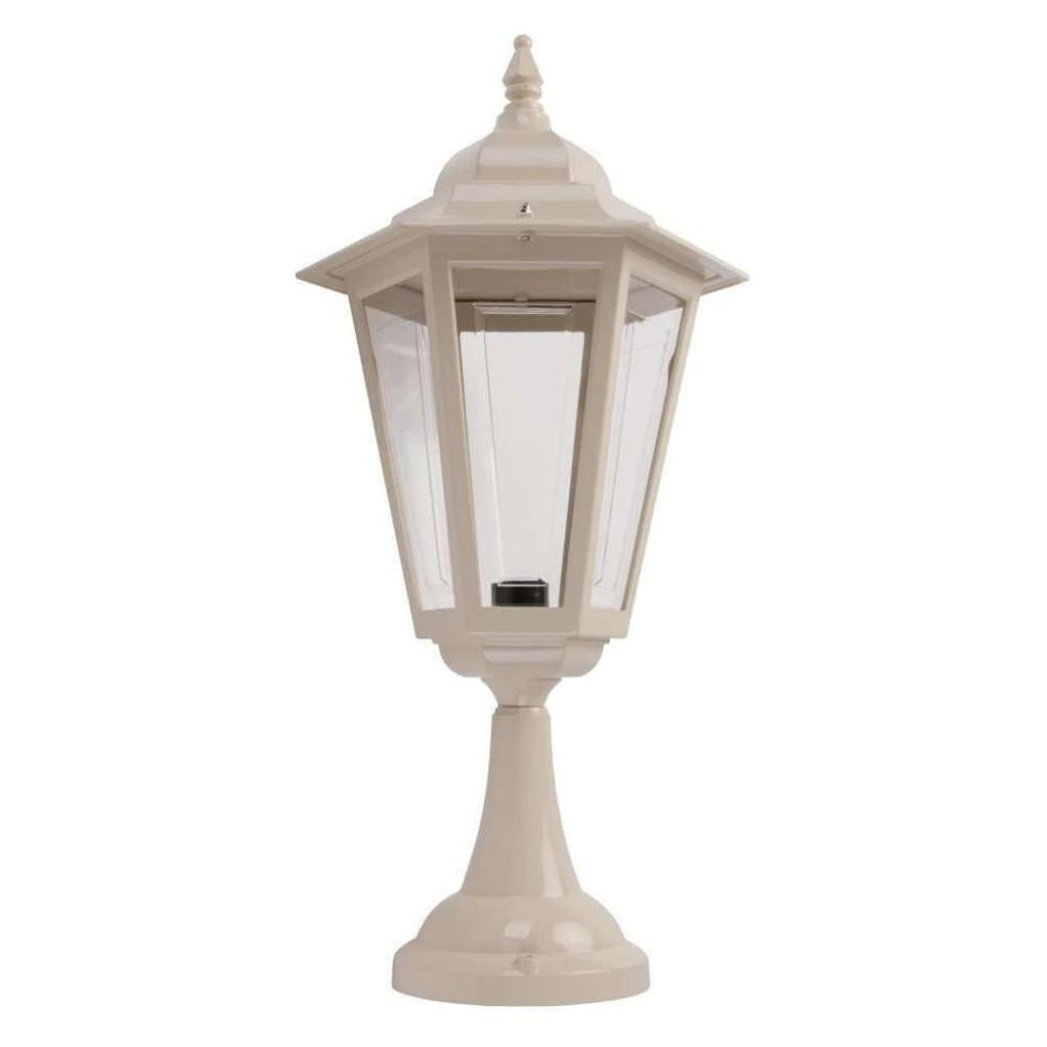 GT-483 Turin Large Pillar Mount - Powder Coated Finish / B22 - Beige