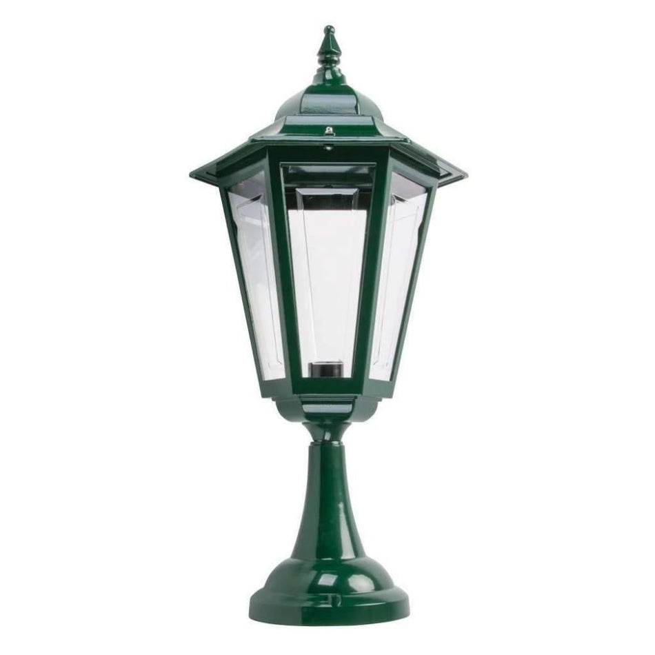 GT-483 Turin Large Pillar Mount - Powder Coated Finish / B22 - Green