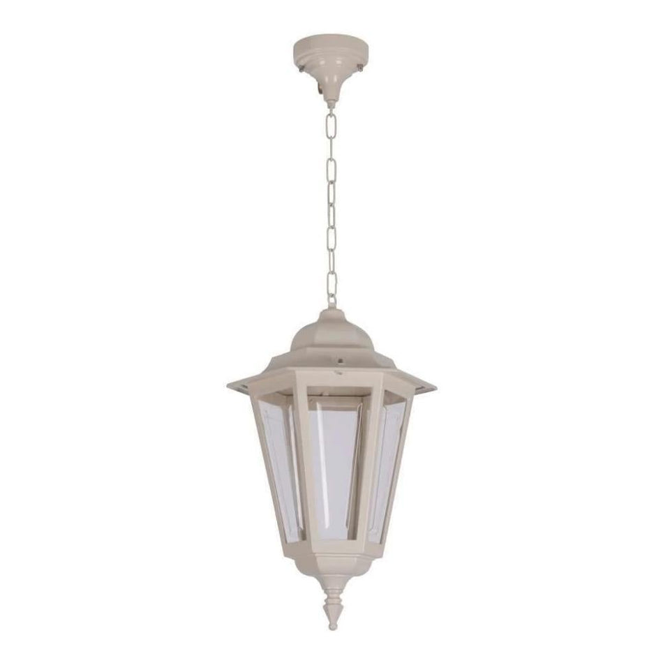 GT-485 Turin Large Pendant Light - Powder Coated Finish / B22 - Beige