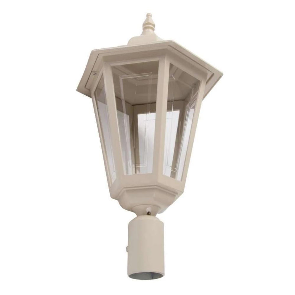 GT-486 Turin Large Post Top Light - Powder Coated Finish / B22 - Beige