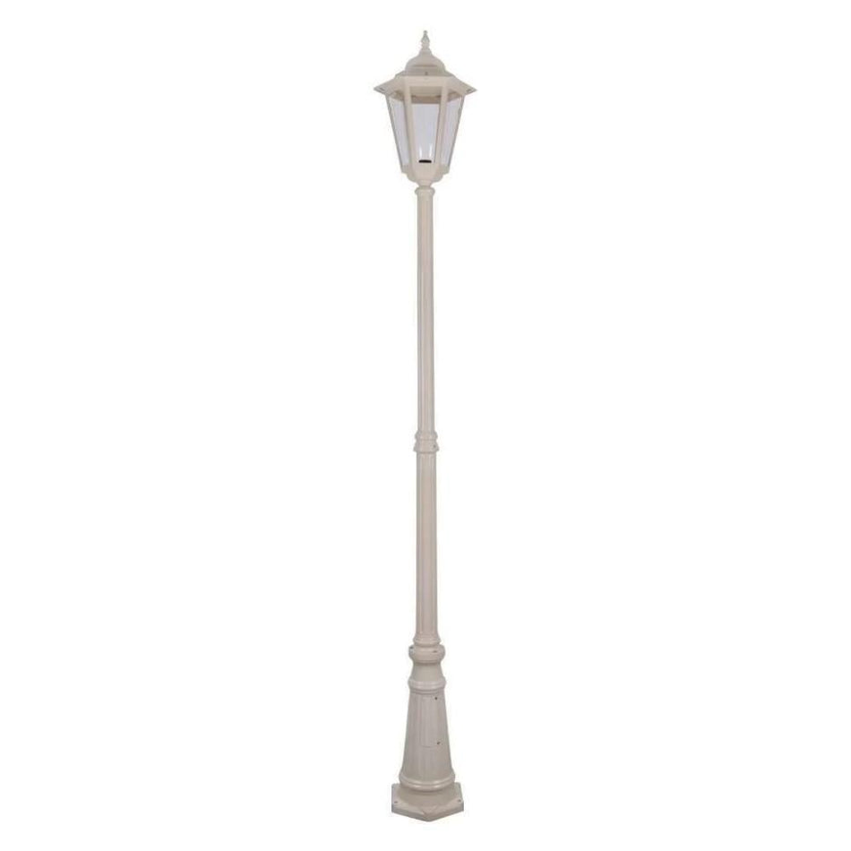 GT-488 Turin Large Single Head Tall Post Light - Powder Coated Finish / B22 - Beige