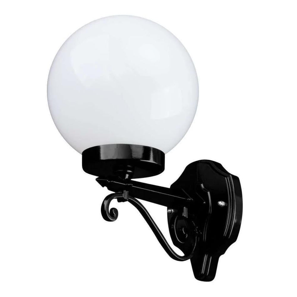 GT-544 Siena - 20cm Sphere Wall Light - Black