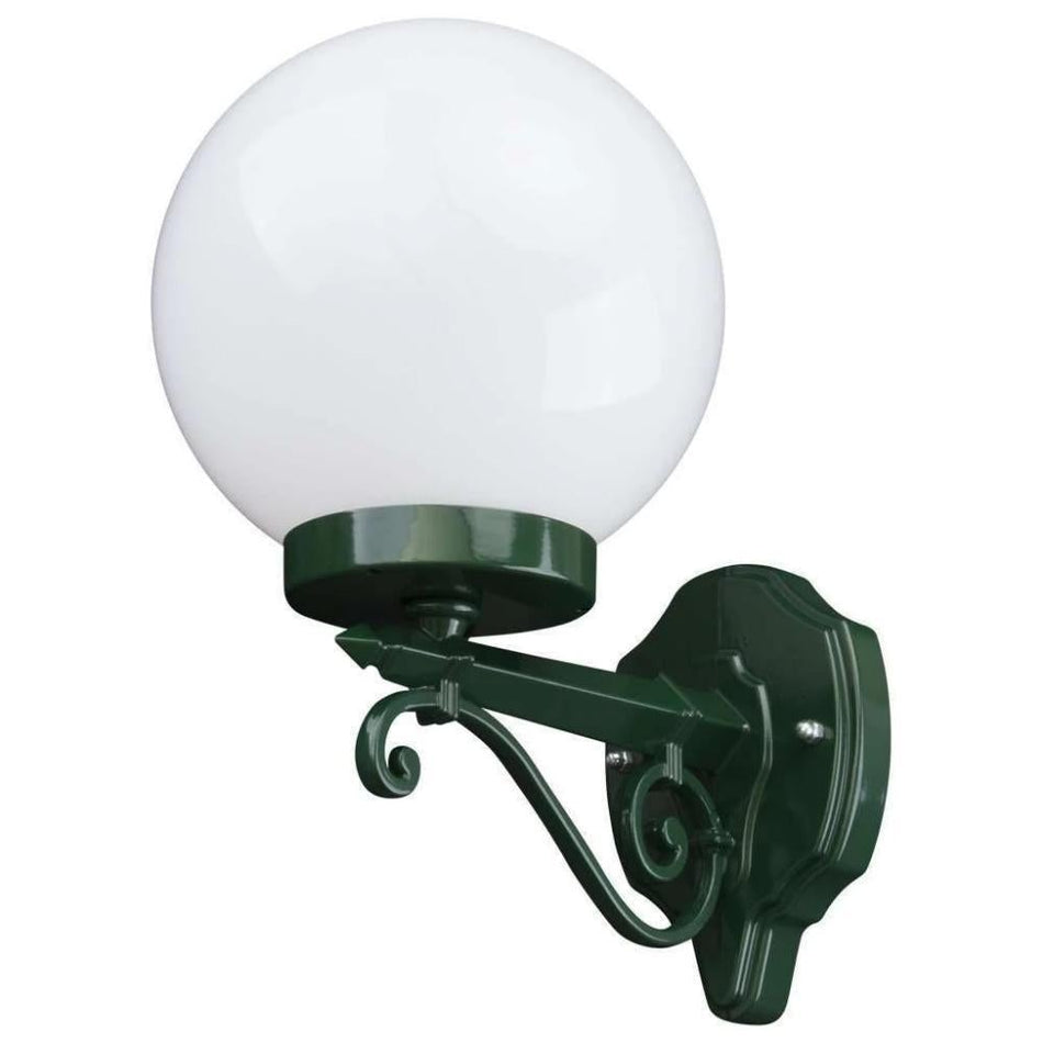 GT-544 Siena - 20cm Sphere Wall Light - Green