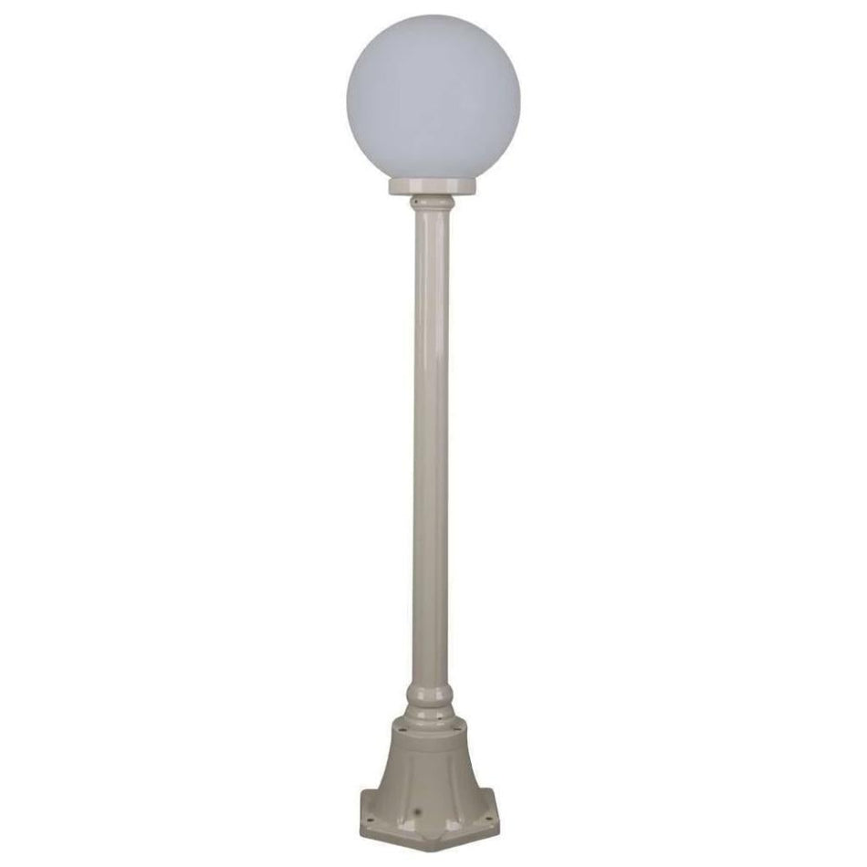GT-553 Siena 25cm Sphere Short Post - Powder Coated Finish / E27 - Beige
