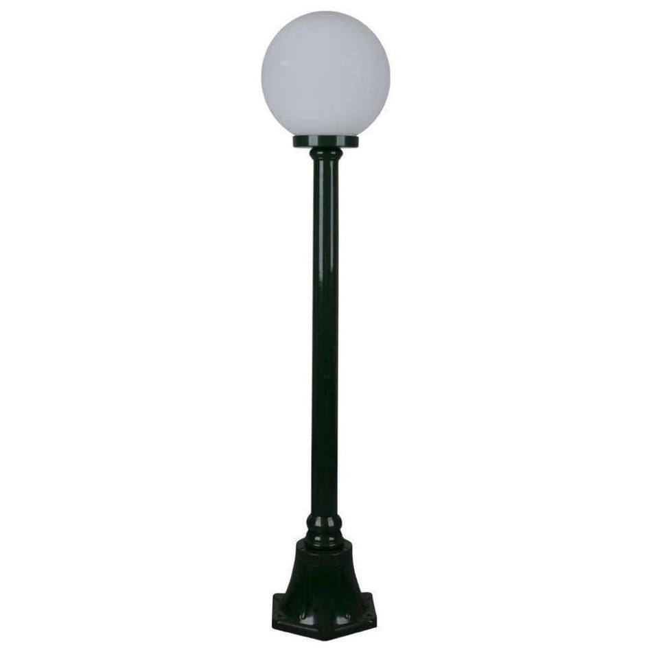 GT-553 Siena 25cm Sphere Short Post - Powder Coated Finish / E27 - Green