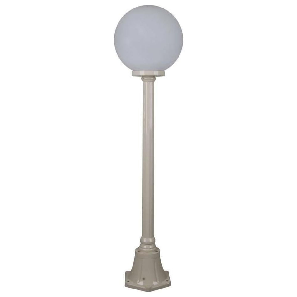 GT-554 Siena 30cm Sphere Short Post - Powder Coated Finish / E27 - Beige
