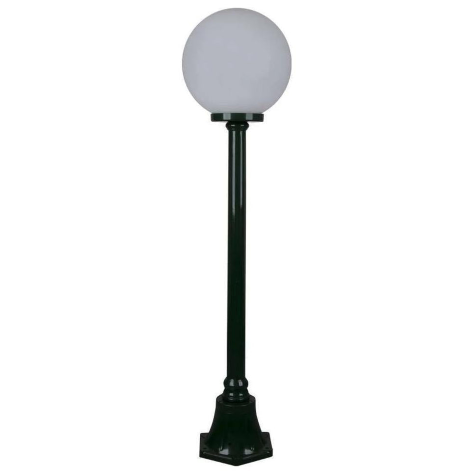 GT-554 Siena 30cm Sphere Short Post - Powder Coated Finish / E27 - Green