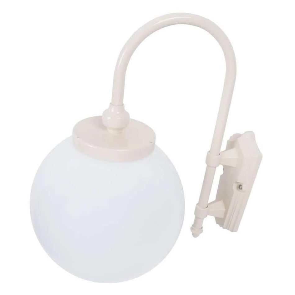 GT-602 Lisbon 30cm Sphere Wall Light - Powder Coated Finish / E27 - Beige