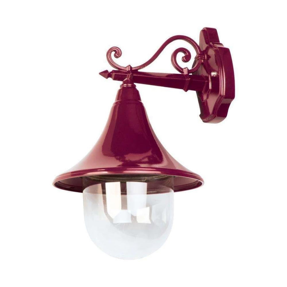GT-654 Monaco Hanging Wall Light - Powder Coated Finish / E27 - Burgundy
