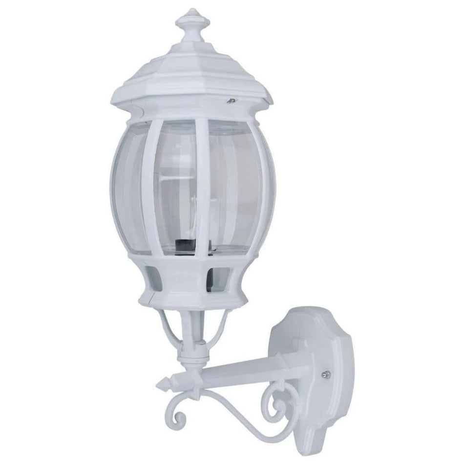 GT-671 Vienna Upward Wall Light - Powder Coated Finish / B22 - White
