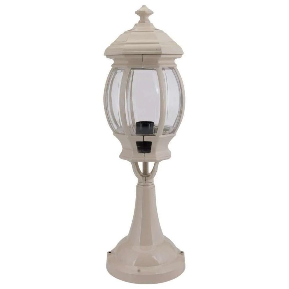 GT-673 Vienna Pillar Mount Light - Powder Coated Finish / B22 - Beige