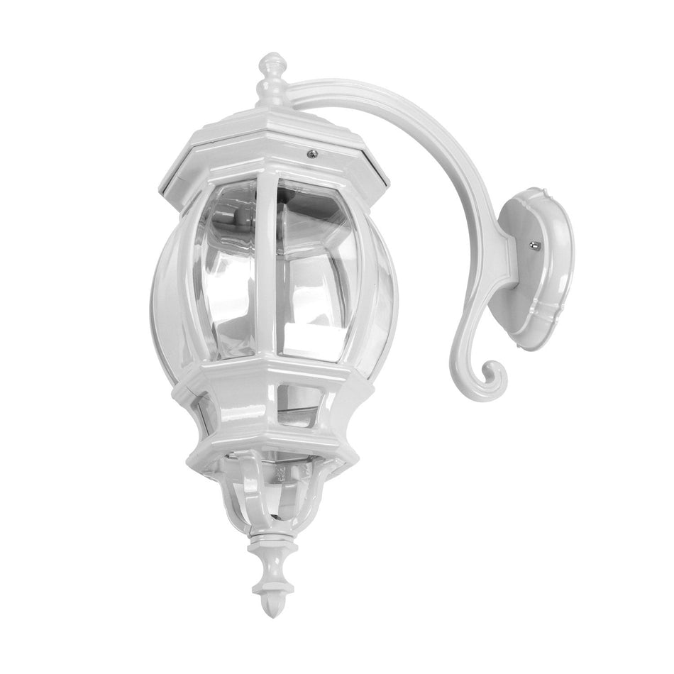 VIENNA-LARGE WALL BRACKET C-ARM DOWN B22 - White