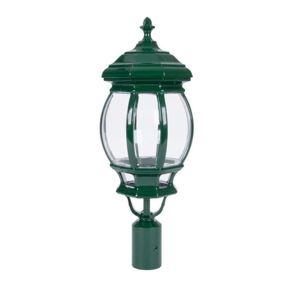 GT-696 Vienna Large Post Top Light - Powder Coated Finish / B22 - Green