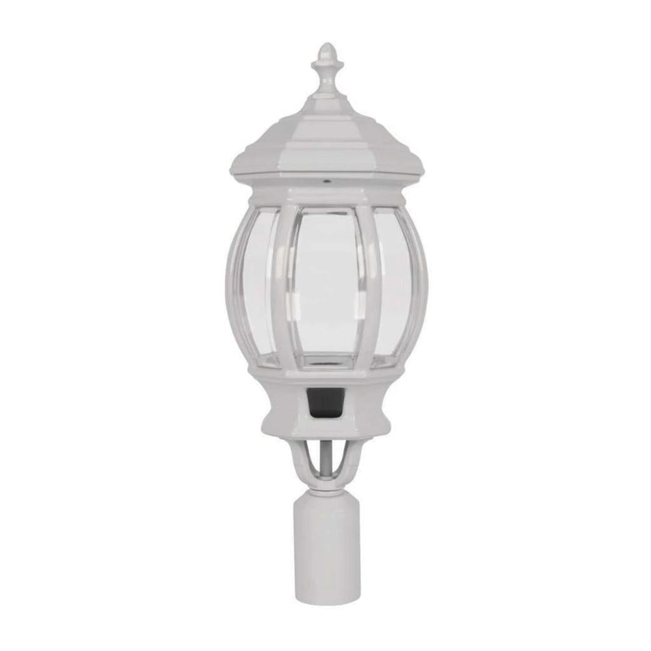 GT-696 Vienna Large Post Top Light - Powder Coated Finish / B22 - White