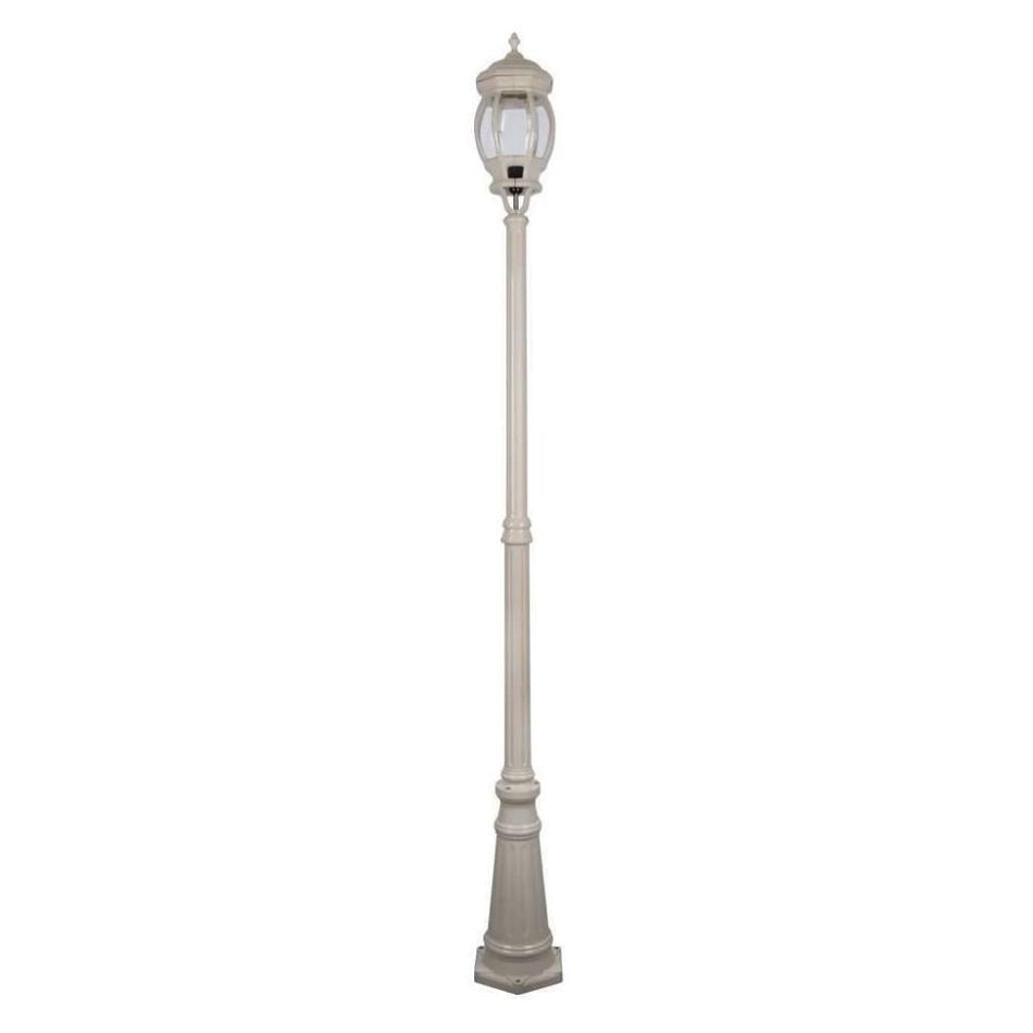 GT-698 Vienna Large Single Head Tall Post Light - Powder Coated Finish / B22 - Beige