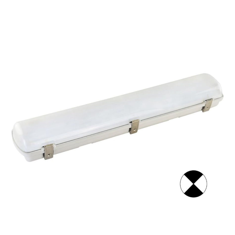 HYDRO-60-EM - 7.5W/15W LED Tri-Colour 600mm Emergency Weatherproof Batten IP65 with Optional Sensor