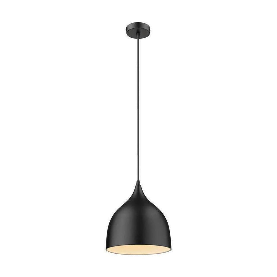 JADE-220 Jade 220MM E27 240V Metal Pendant - Black