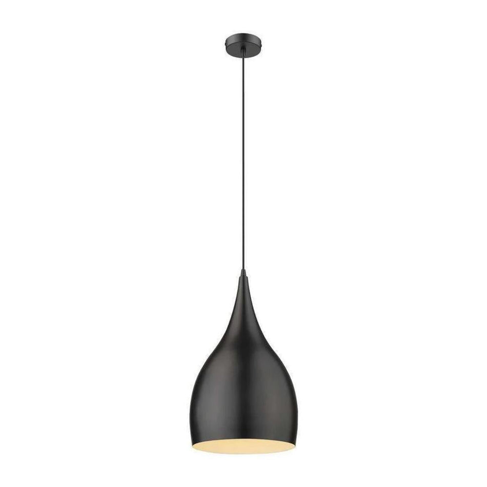 JADE-240 Jade 240MM E27 240V Metal Pendant - Black