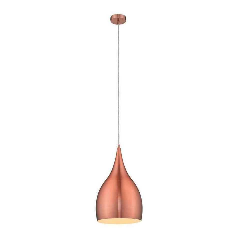 JADE-240 Jade 240MM E27 240V Metal Pendant - Brushed Copper