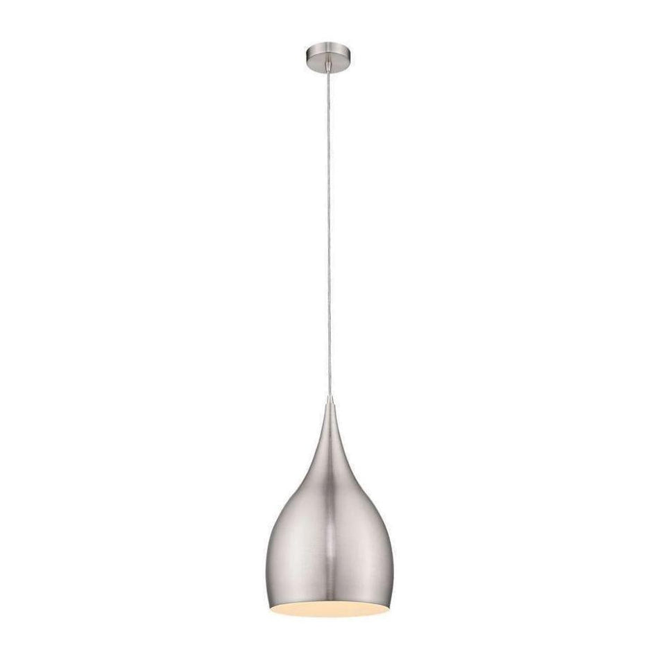 JADE-240 Jade 240MM E27 240V Metal Pendant - Brushed Nickel