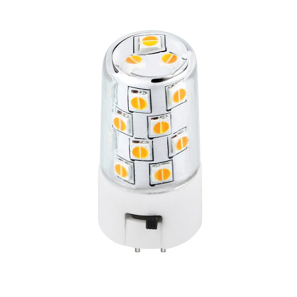 KEY-G5.3-TRIO - 4W LED 12V DC Tri-colour CRI90 Dimmable Bi-Pin G5.3 Shape Clear PC Globe