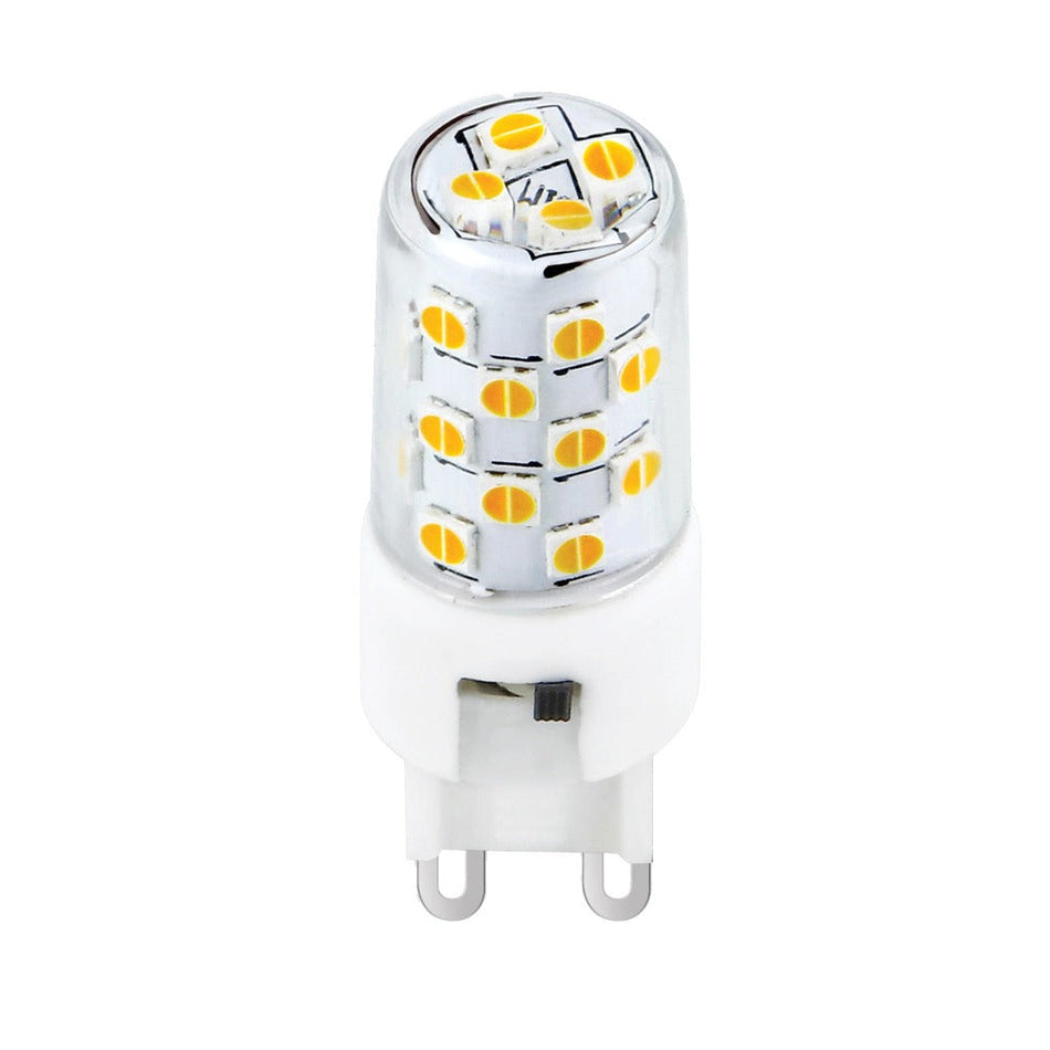 KEY-G9-TRIO - 4W LED Tri-colour CRI90 Dimmable G9 Shape Clear PC Globe