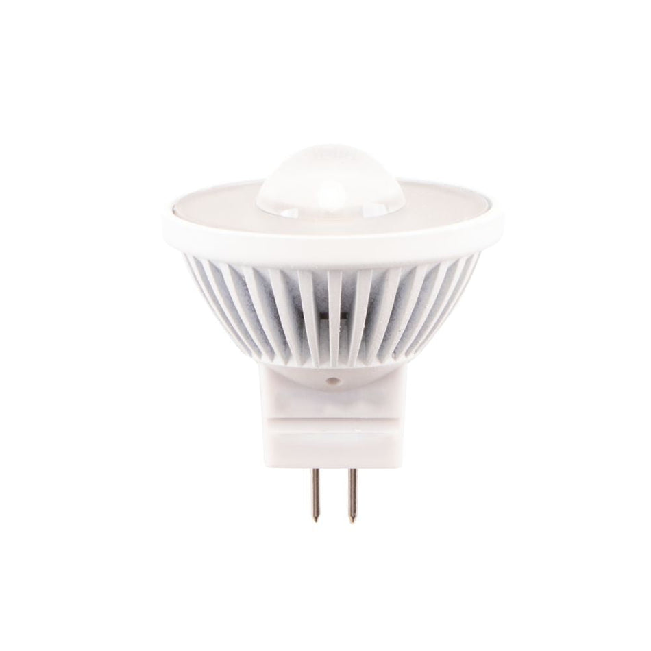 KEY-MR11-3 - 3W LED 12V DC 38° MR11 Shape PC Globe 3000K - DRIVER REQUIRED